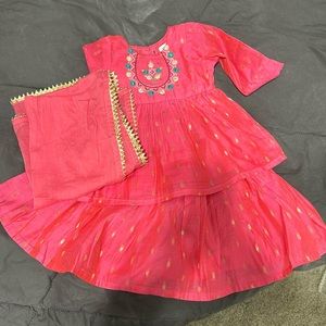 Ethnic Indian Infant Baby Girl Dress